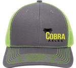 Cobra Axle's™ Snap Back Hat Charcoal/neon yellow