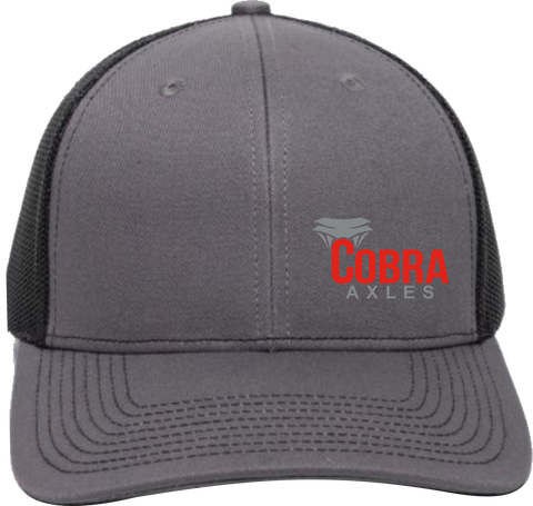 Cobra Axle's™ Snap Back Hat Charcoal/black